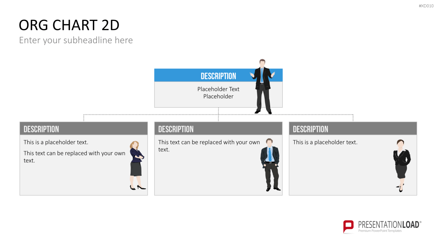 Organigramm Bundle PowerPoint-Vorlage