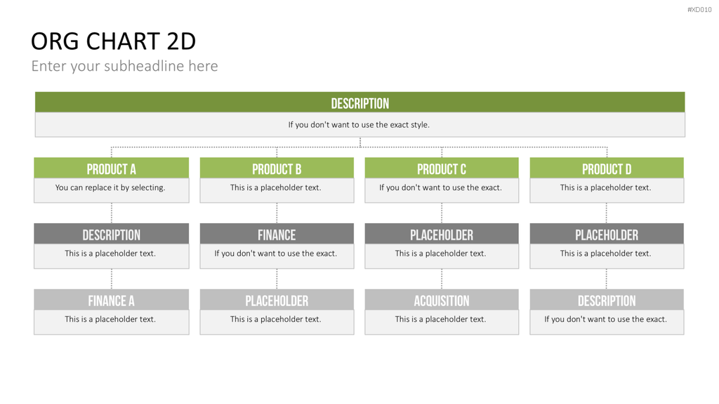 Organigramm Bundle PowerPoint-Vorlage