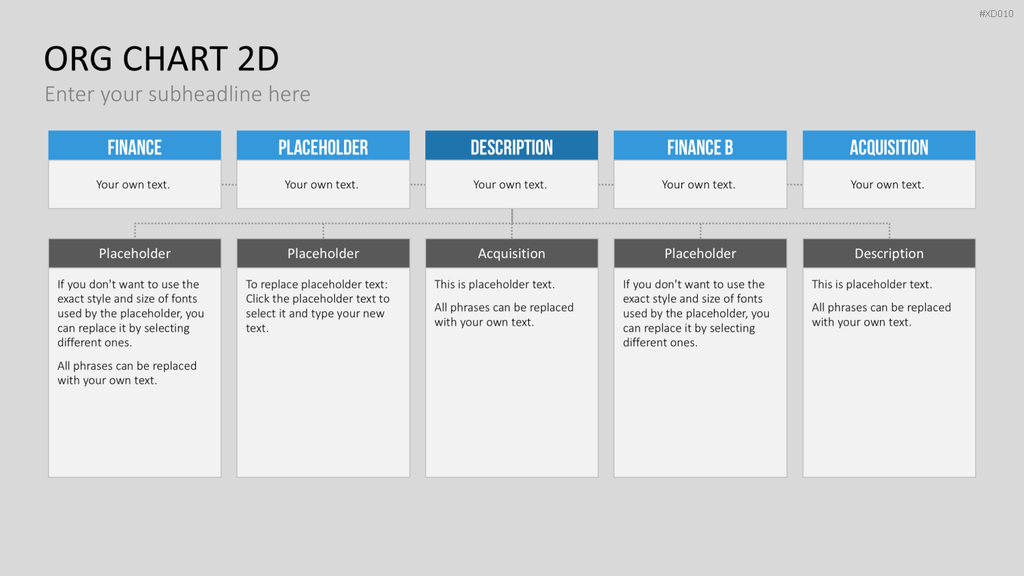 Organigramm Bundle PowerPoint-Vorlage