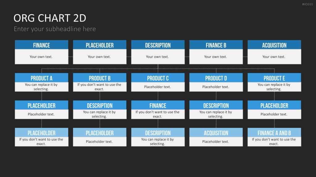 Organigramm Bundle PowerPoint-Vorlage
