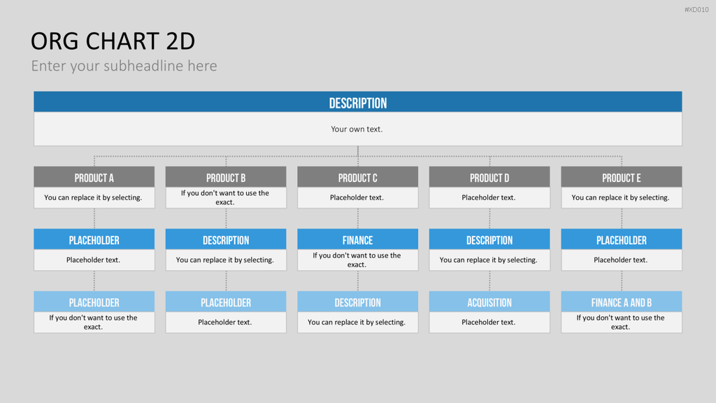 Organigramm Bundle PowerPoint-Vorlage