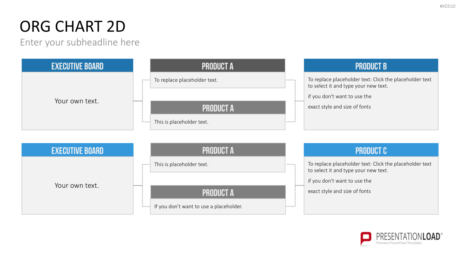 Organigramm Bundle PowerPoint-Vorlage