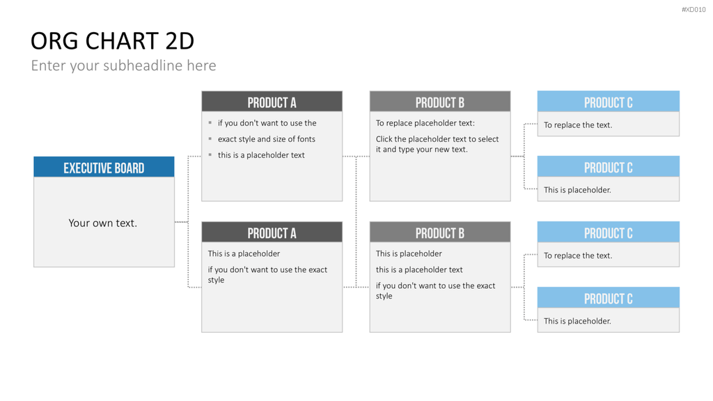 Organigramm Bundle PowerPoint-Vorlage