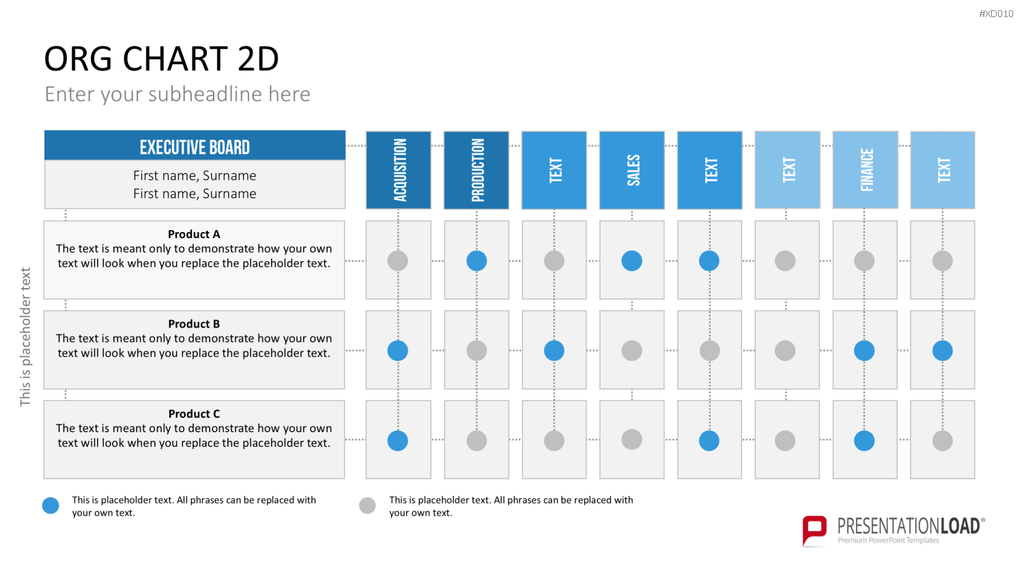 Organigramm Bundle PowerPoint-Vorlage