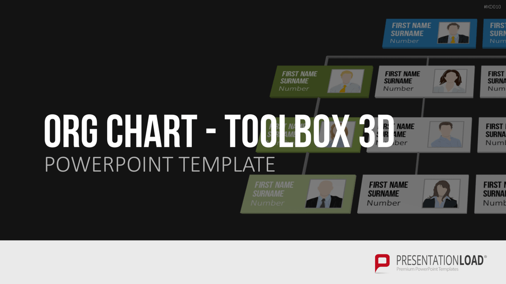 Organigramm Bundle PowerPoint-Vorlage