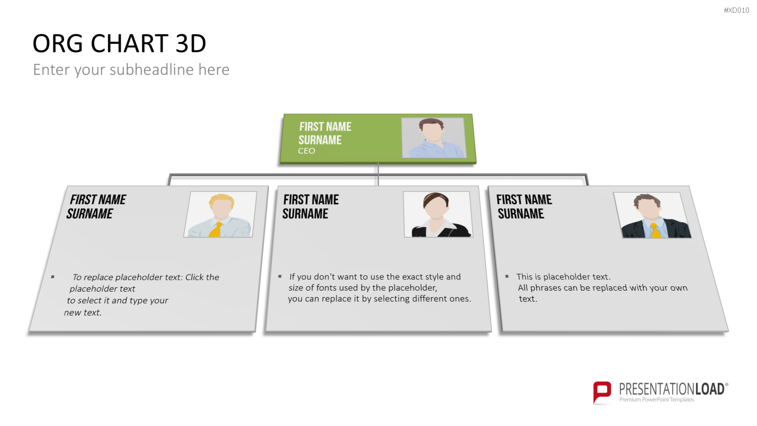 Organigramm Bundle PowerPoint-Vorlage