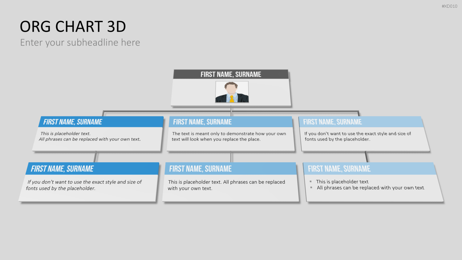 Organigramm Bundle PowerPoint-Vorlage