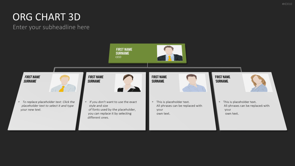 Organigramm Bundle PowerPoint-Vorlage