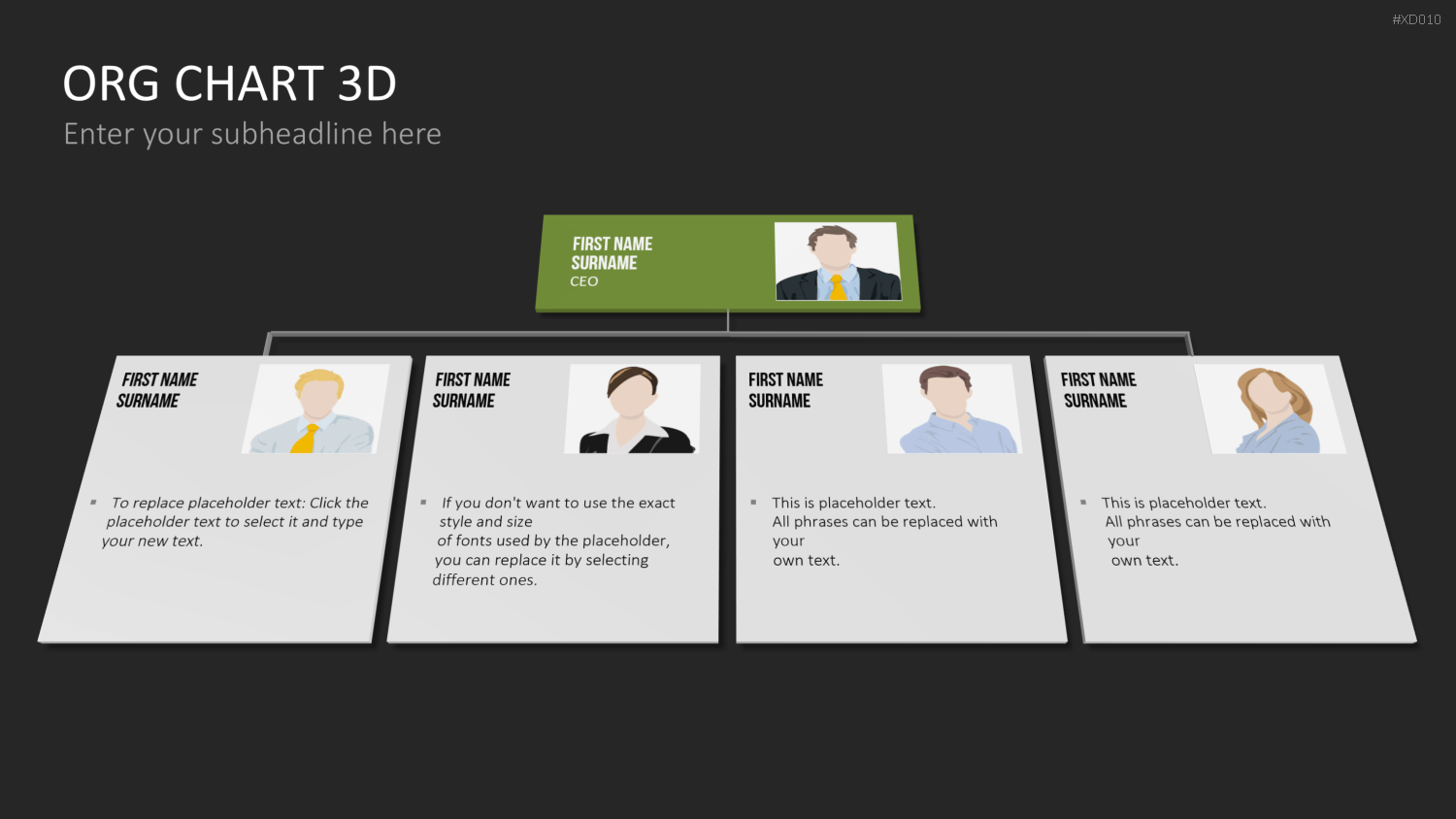 Organigramm Bundle PowerPoint-Vorlage