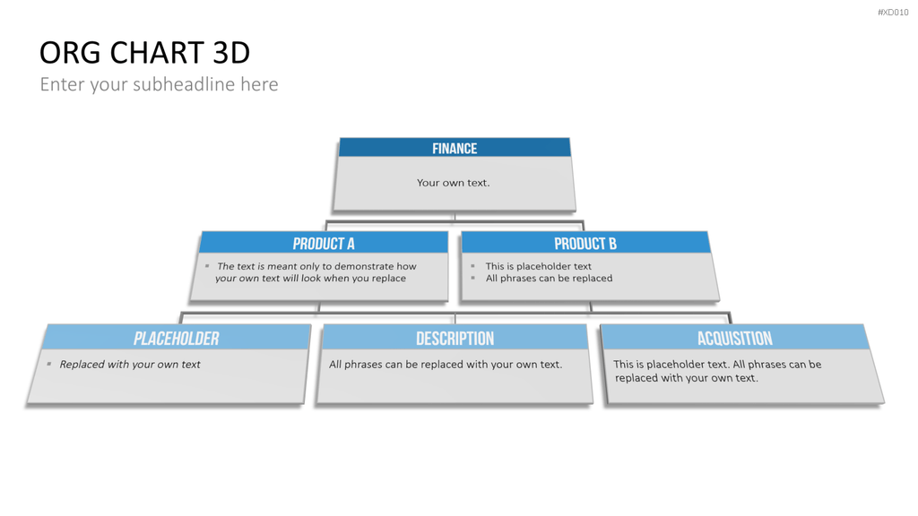 Organigramm Bundle PowerPoint-Vorlage