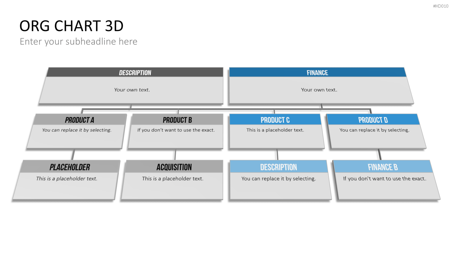 Organigramm Bundle PowerPoint-Vorlage