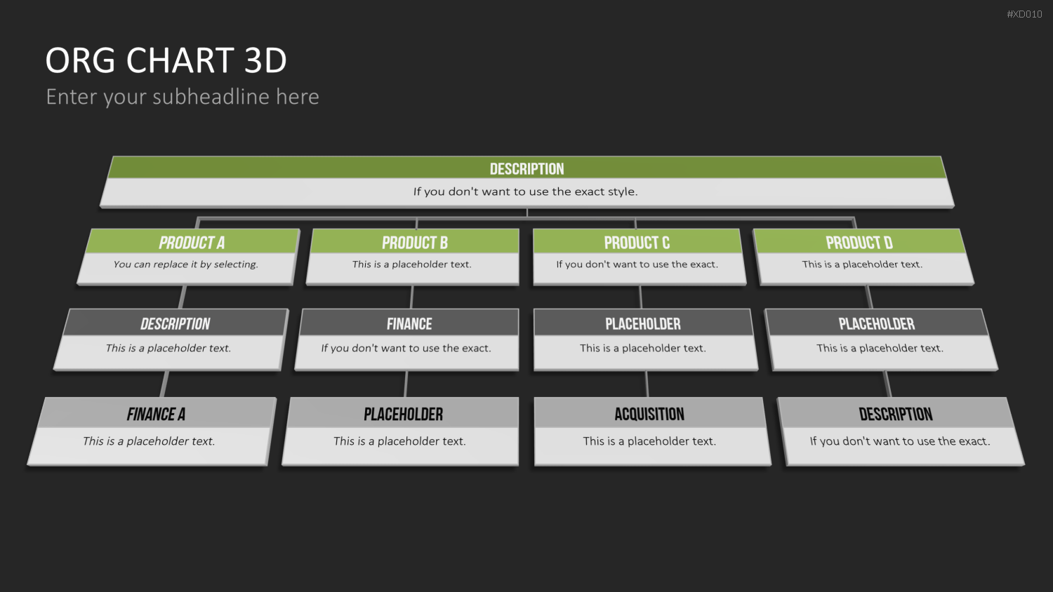 Organigramm Bundle PowerPoint-Vorlage