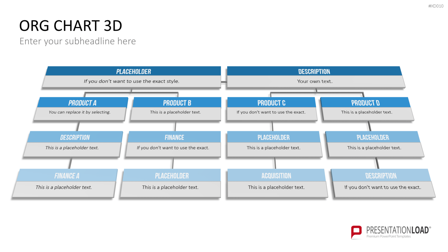 Organigramm Bundle PowerPoint-Vorlage