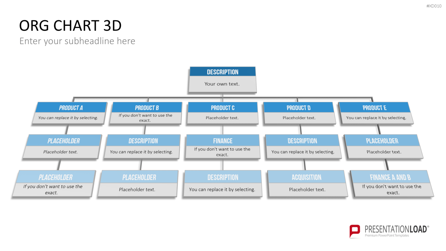 Organigramm Bundle PowerPoint-Vorlage
