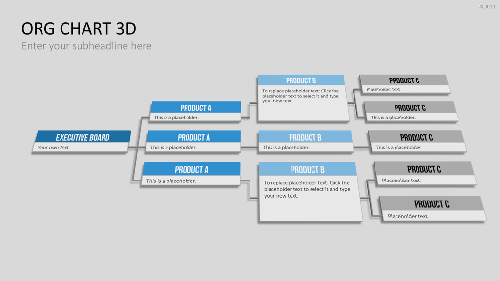 Organigramm Bundle PowerPoint-Vorlage