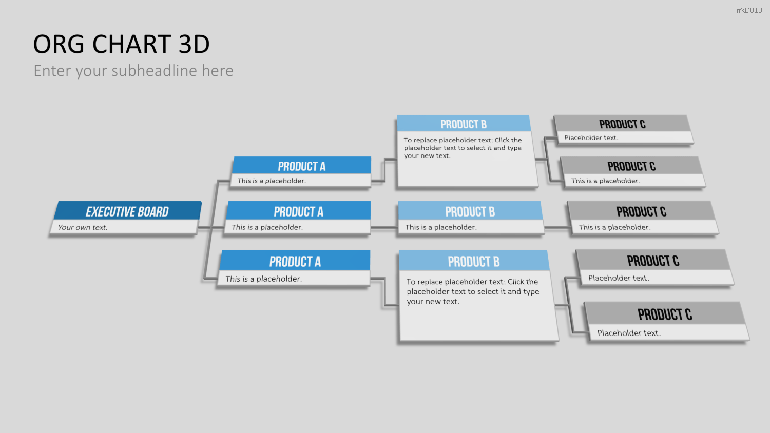 Organigramm Bundle PowerPoint-Vorlage