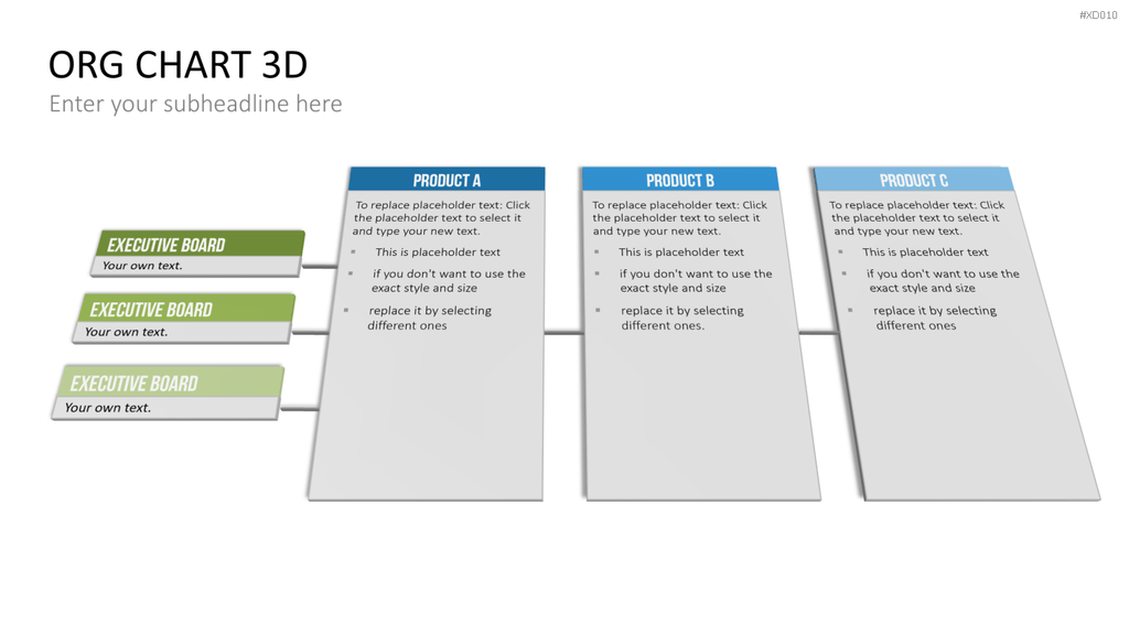 Organigramm Bundle PowerPoint-Vorlage