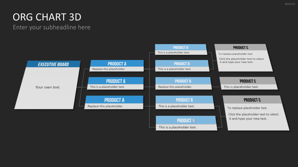 Organigramm Bundle PowerPoint-Vorlage
