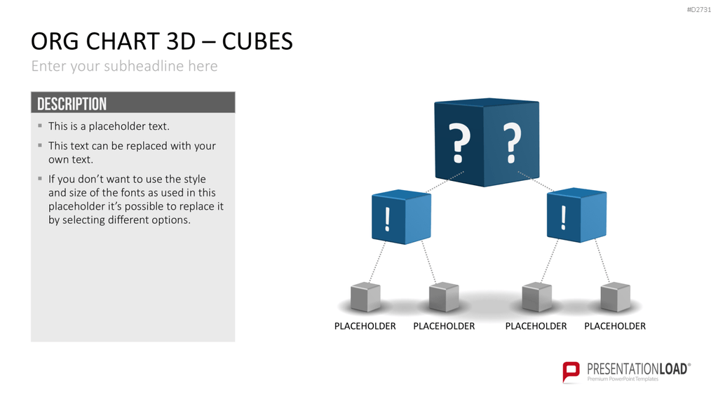 Organigramm - Toolbox 3D PowerPoint-Vorlage