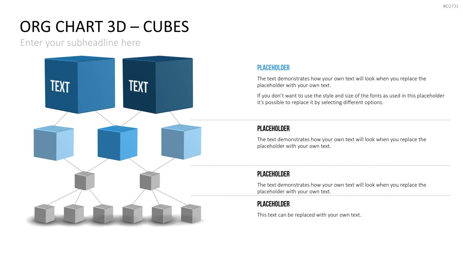 Organigramm - Toolbox 3D PowerPoint-Vorlage