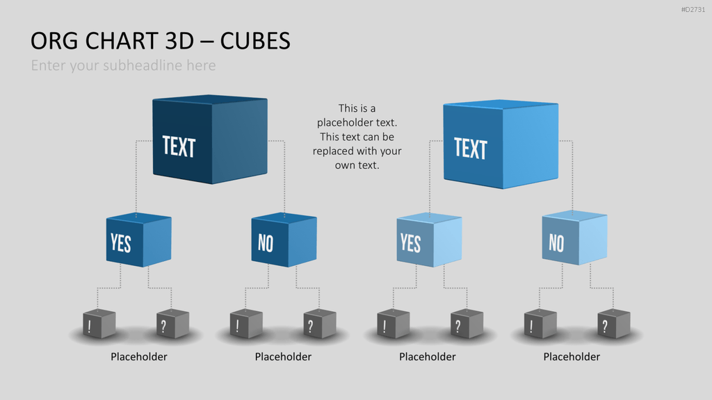 Organigramm - Toolbox 3D PowerPoint-Vorlage