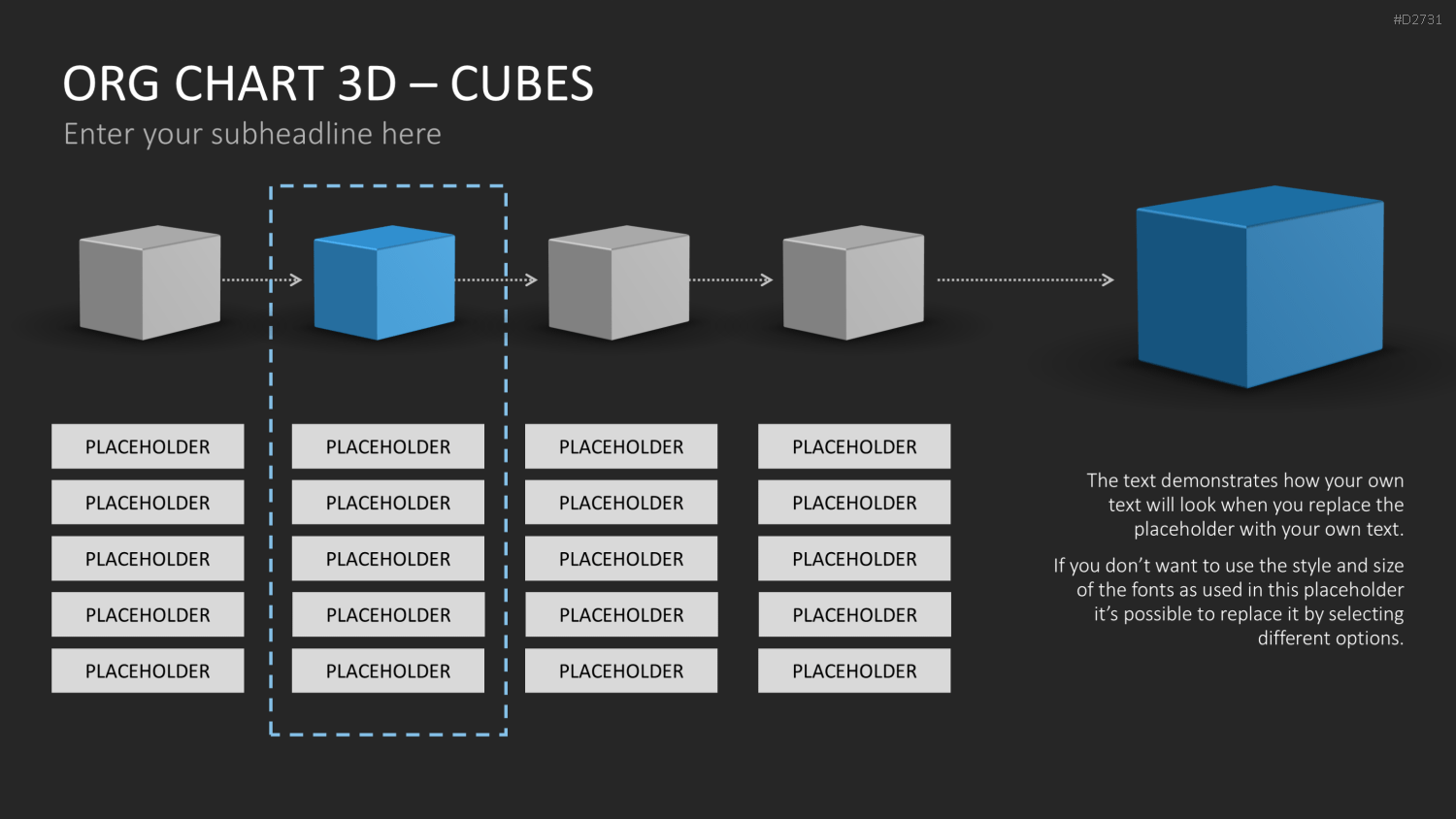 Organigramm - Toolbox 3D PowerPoint-Vorlage
