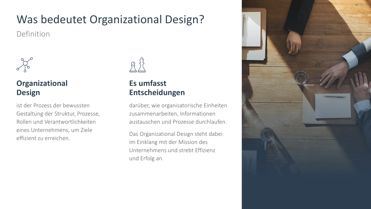 Organizational Design PowerPoint-Vorlage