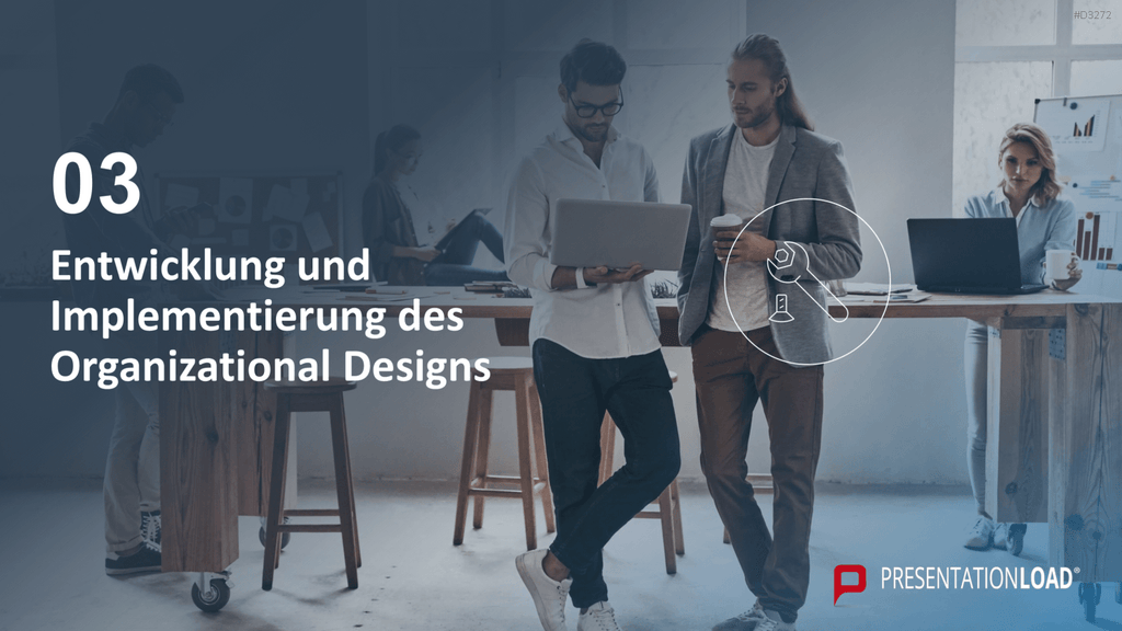 Organizational Design PowerPoint-Vorlage