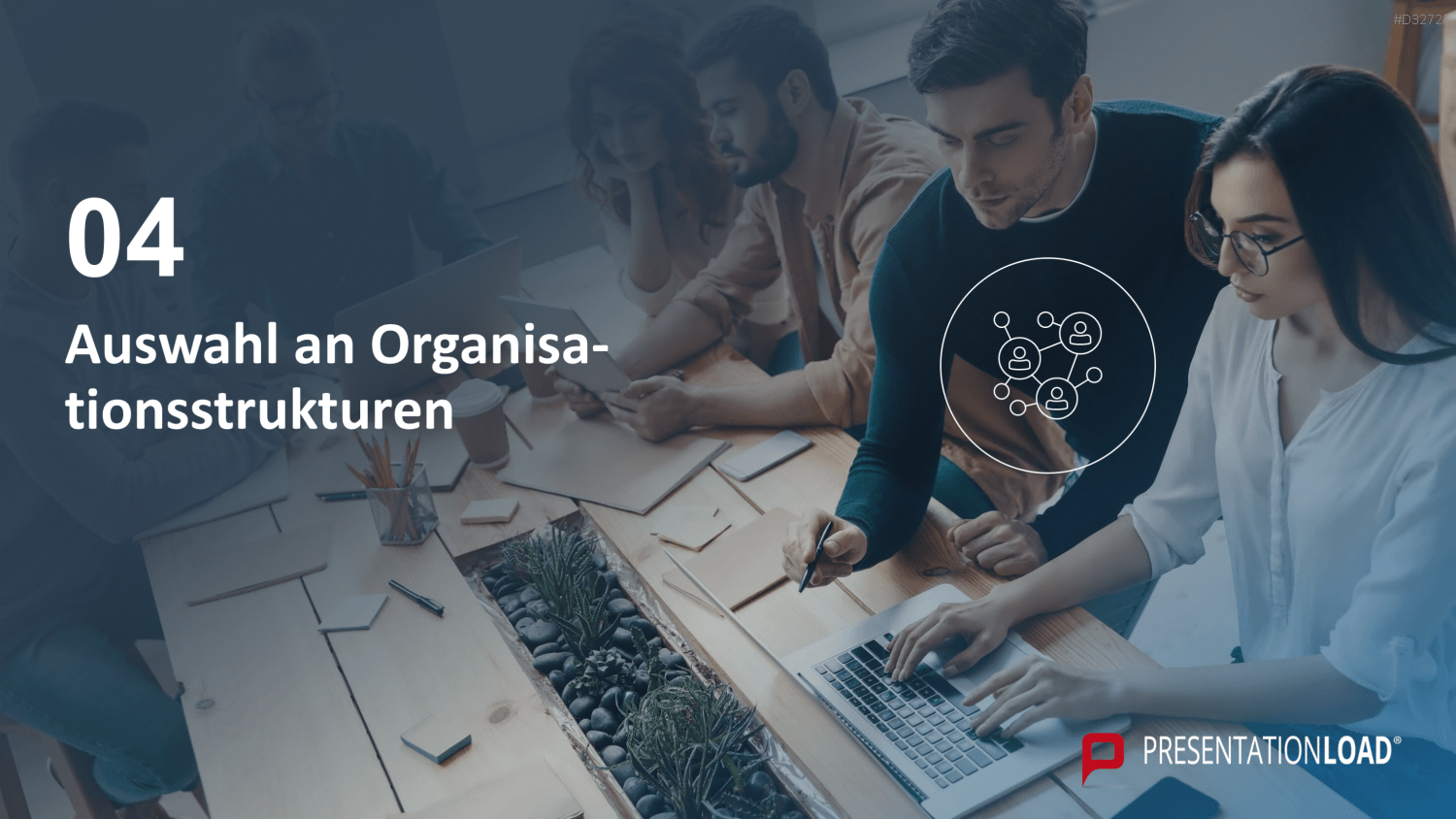 Organizational Design PowerPoint-Vorlage