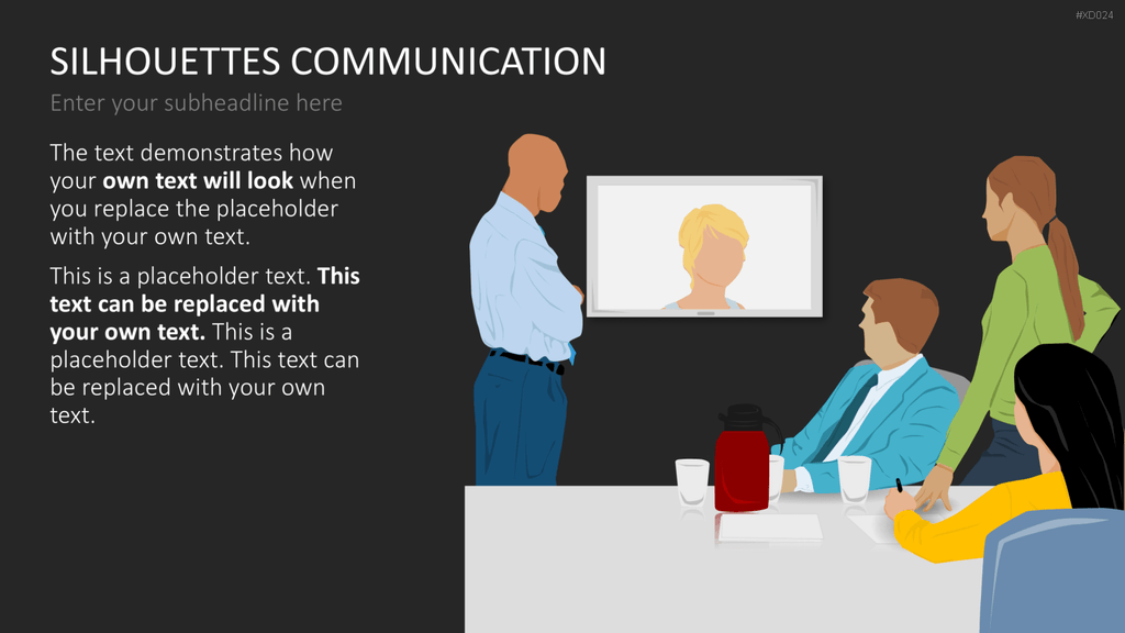 Personen-Silhouetten Bundle2 PowerPoint-Vorlage