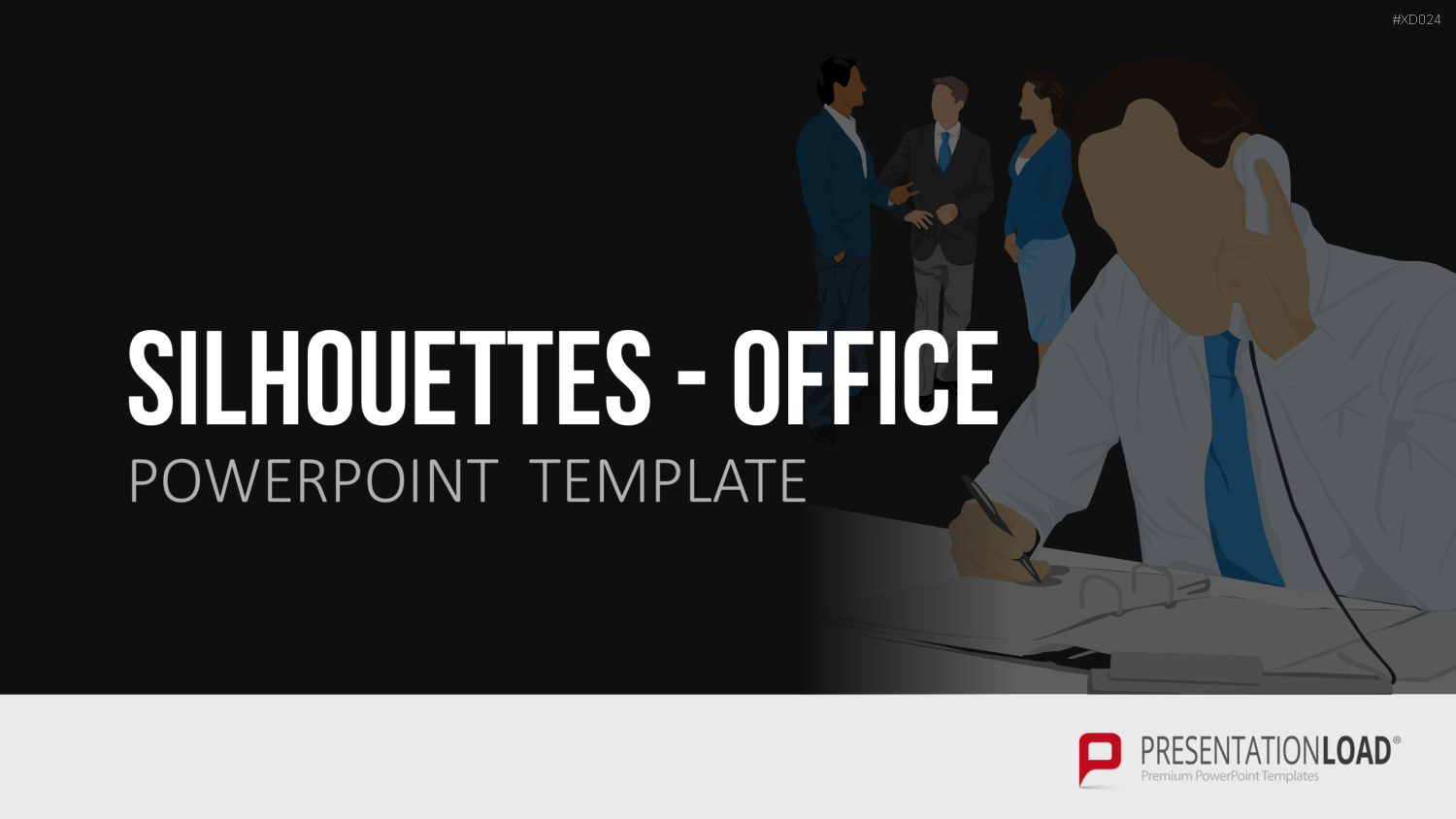 Personen-Silhouetten Bundle2 PowerPoint-Vorlage