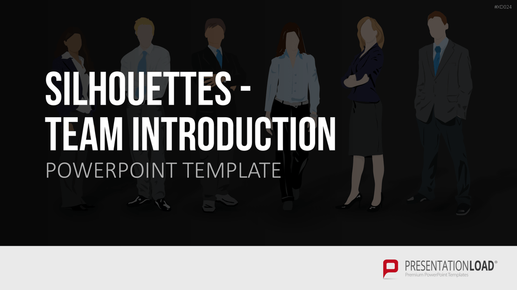 Personen-Silhouetten Bundle2 PowerPoint-Vorlage