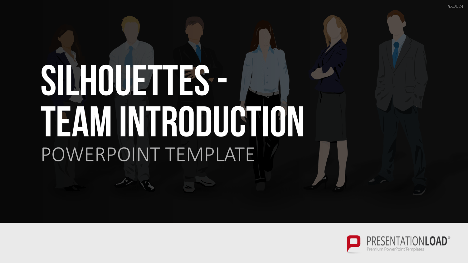 Personen-Silhouetten Bundle2 PowerPoint-Vorlage