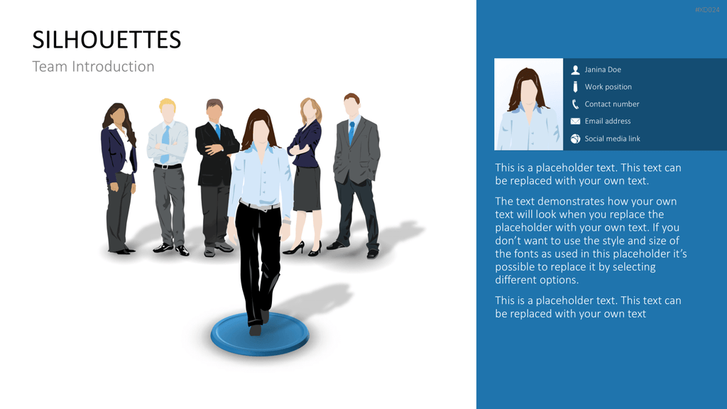 Personen-Silhouetten Bundle2 PowerPoint-Vorlage