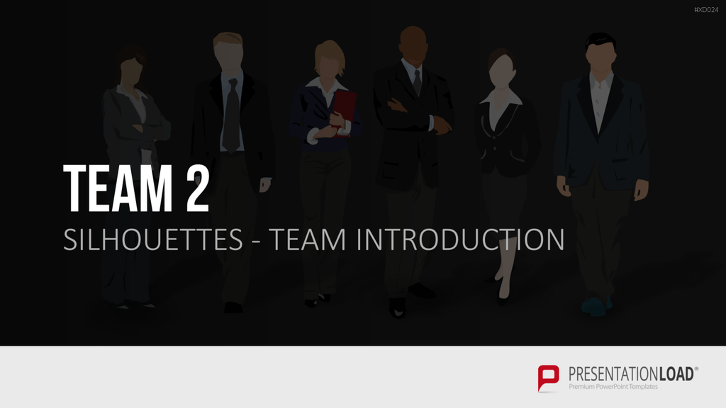Personen-Silhouetten Bundle2 PowerPoint-Vorlage
