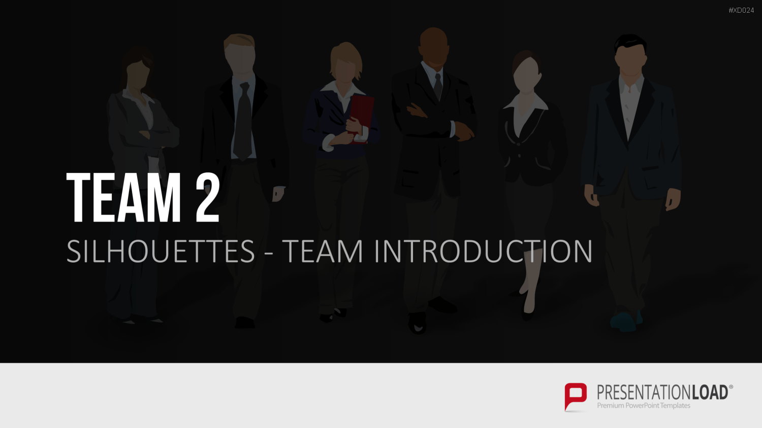 Personen-Silhouetten Bundle2 PowerPoint-Vorlage