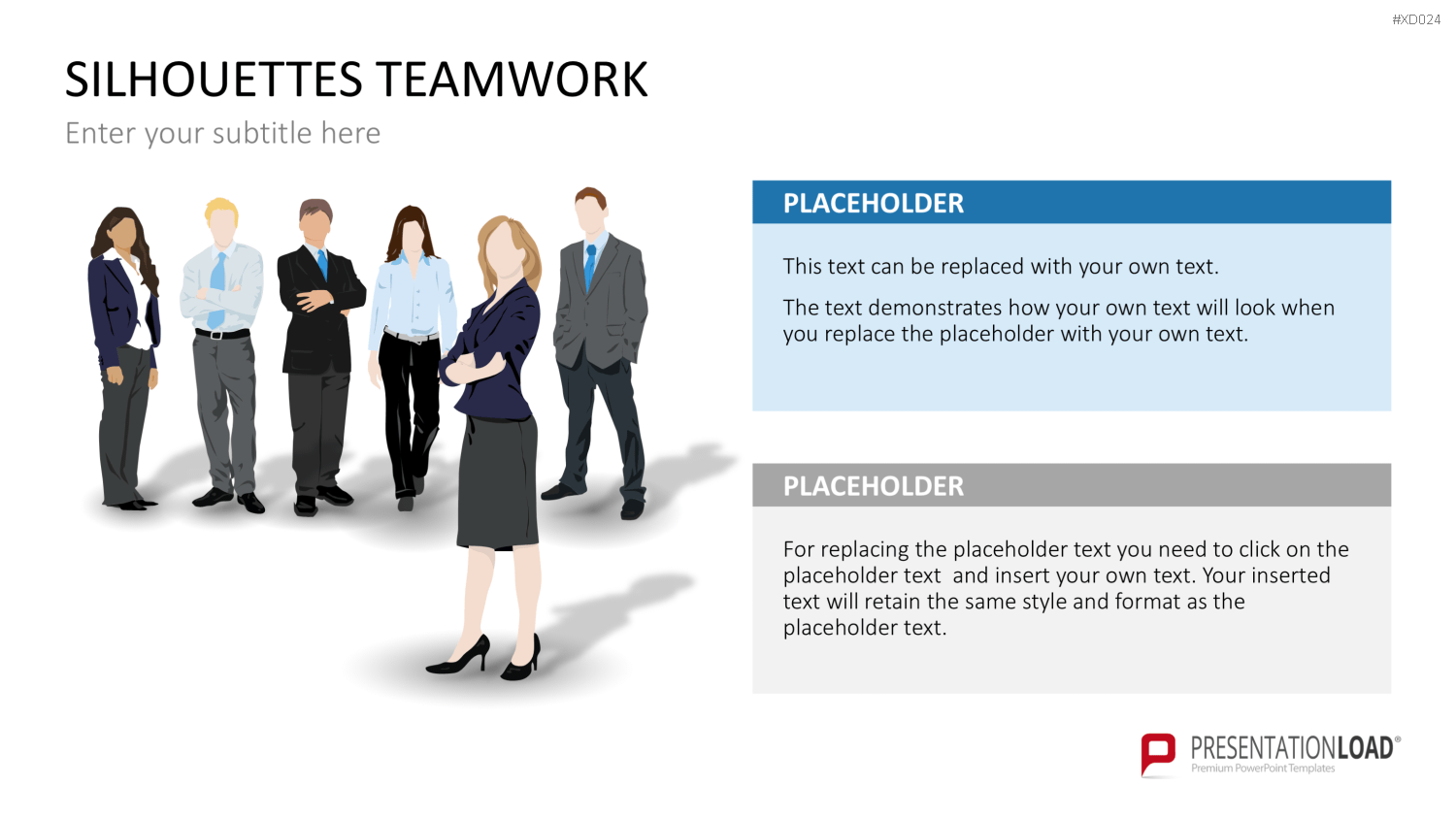 Personen-Silhouetten Bundle2 PowerPoint-Vorlage