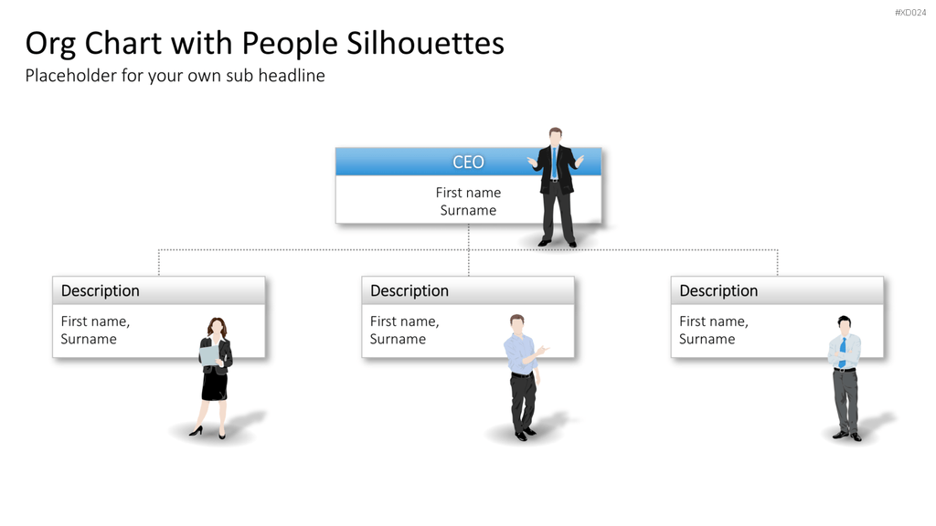 Personen-Silhouetten Bundle2 PowerPoint-Vorlage