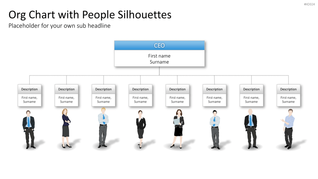 Personen-Silhouetten Bundle2 PowerPoint-Vorlage