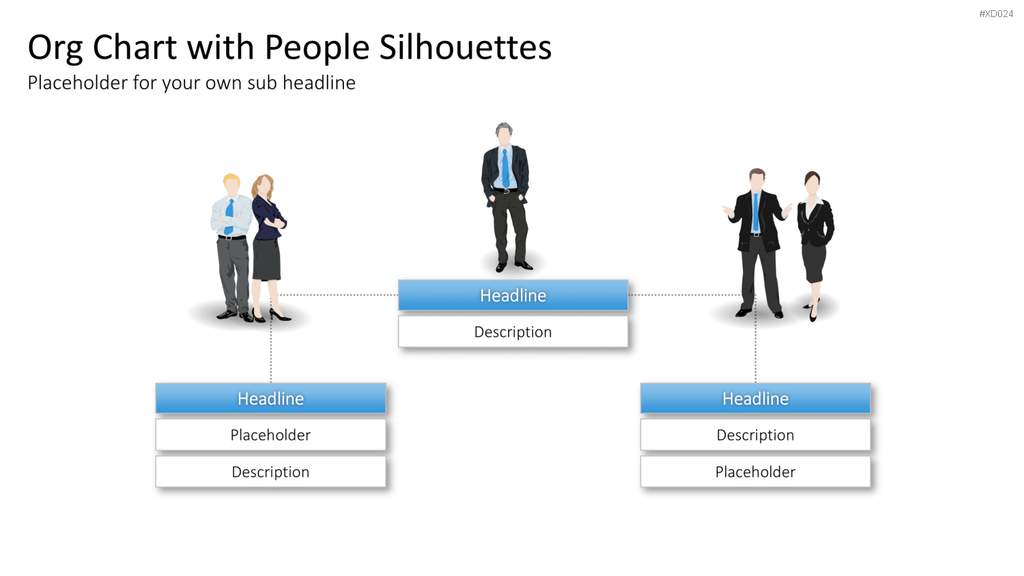 Personen-Silhouetten Bundle2 PowerPoint-Vorlage