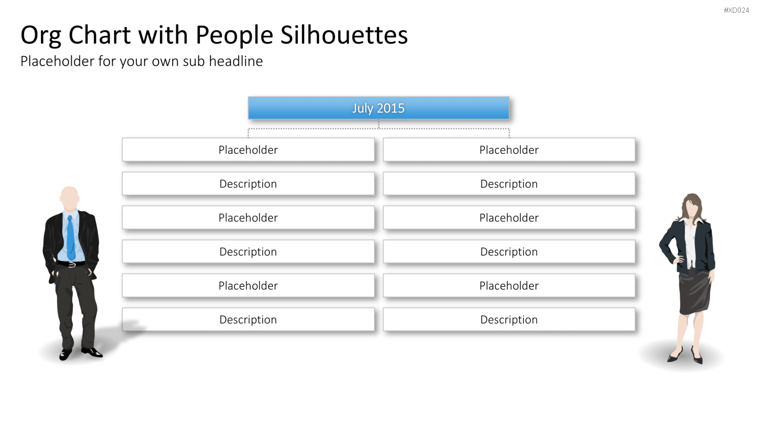 Personen-Silhouetten Bundle2 PowerPoint-Vorlage