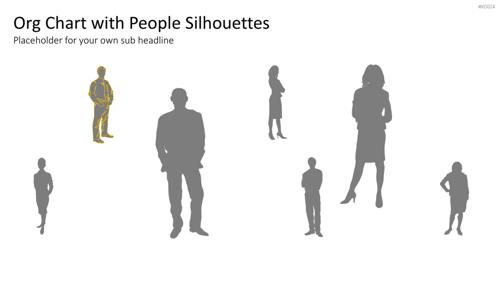 Personen-Silhouetten Bundle2 PowerPoint-Vorlage