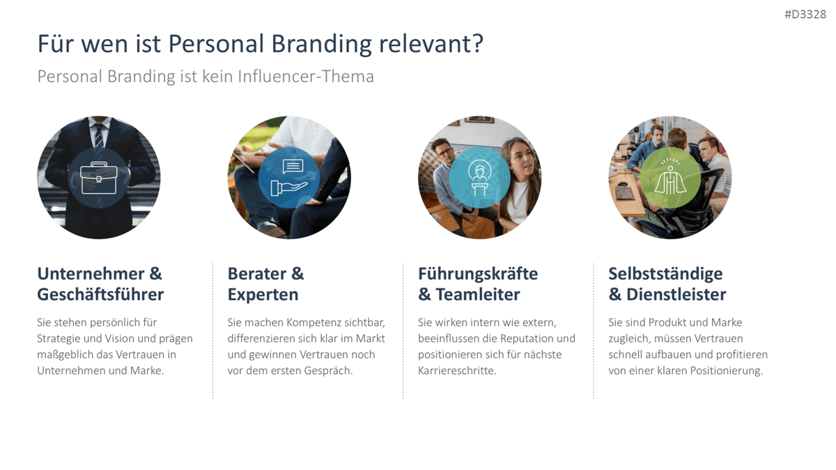 Personal Branding / Thought Leadership PowerPoint Template