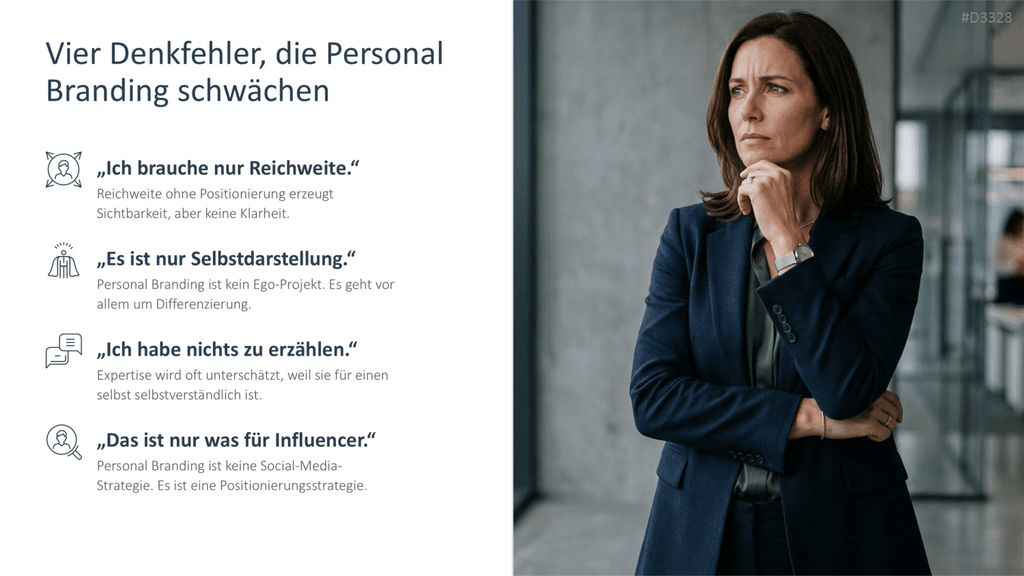 Personal Branding / Thought Leadership PowerPoint Template