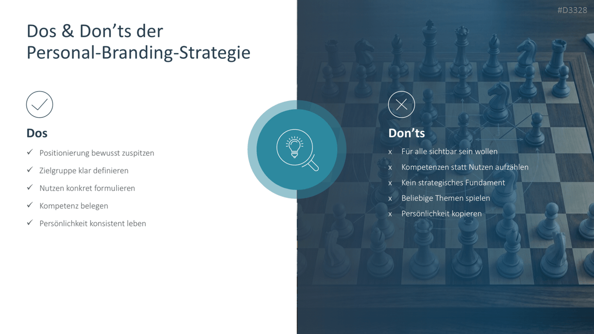 Personal Branding / Thought Leadership PowerPoint Template