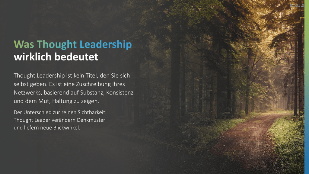 Personal Branding / Thought Leadership PowerPoint Template