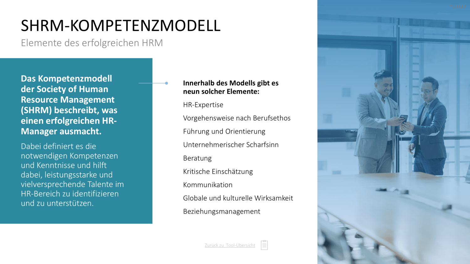 Personalmanagement-Toolbox PowerPoint-Vorlage