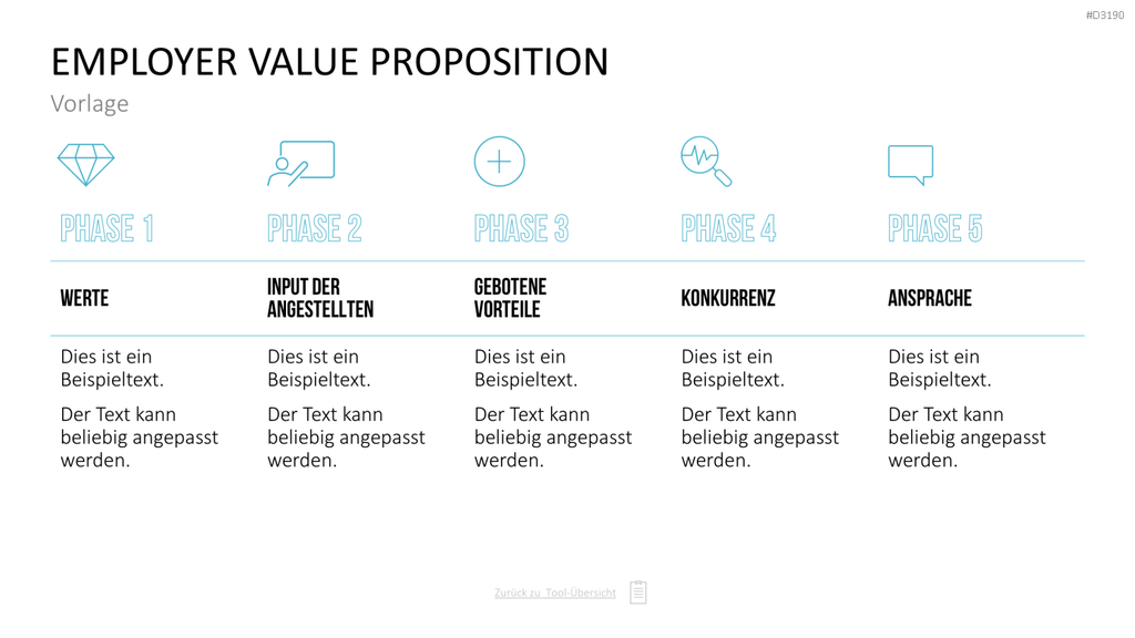 Personalmanagement-Toolbox PowerPoint-Vorlage