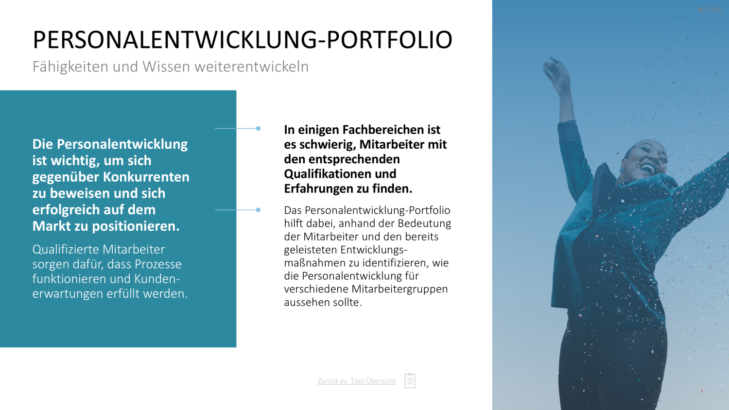 Personalmanagement-Toolbox PowerPoint-Vorlage