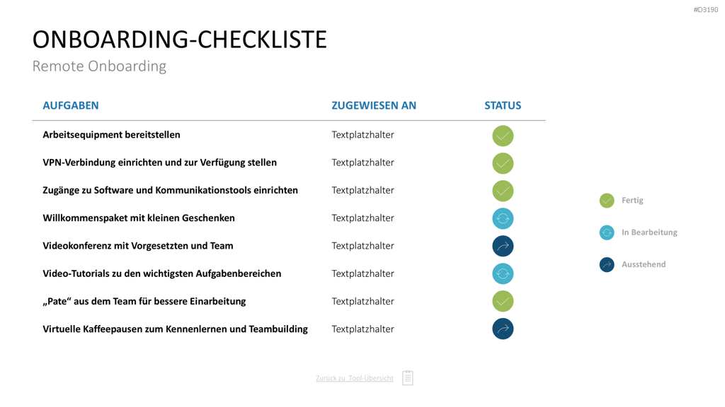 Personalmanagement-Toolbox PowerPoint-Vorlage